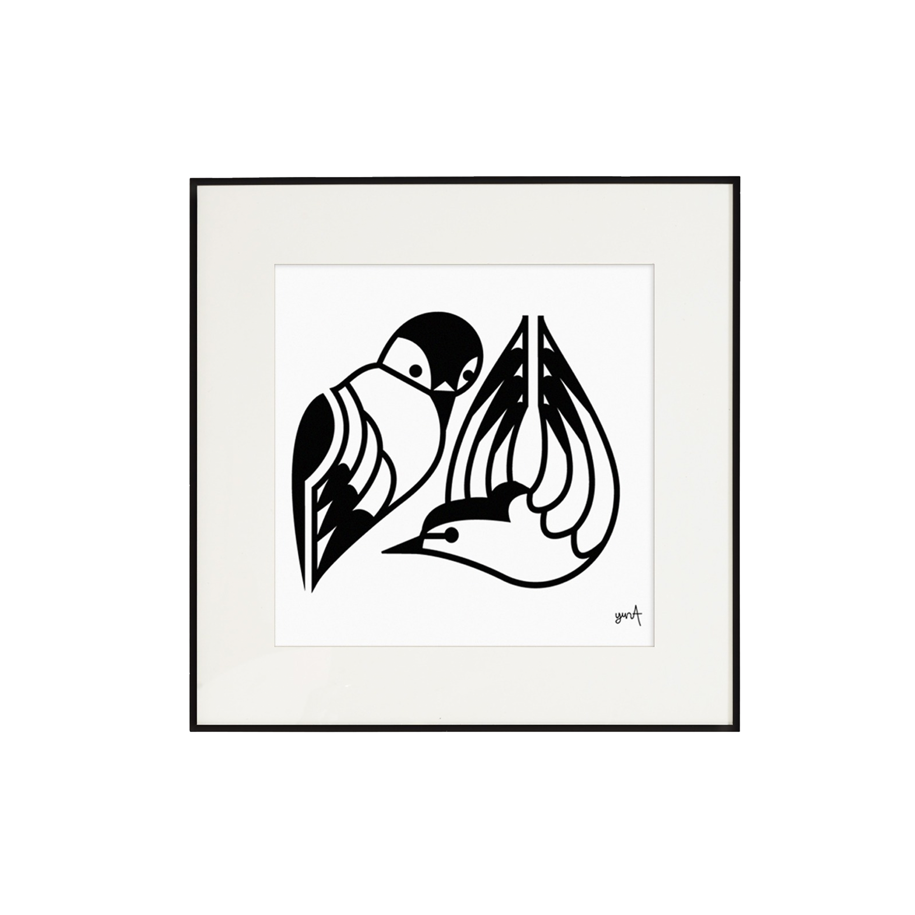 (주)도이치DOICH ®   FINMARK GRAPHICS   Yuna : Tree Sparrow 도이치 액자 (매트있음)