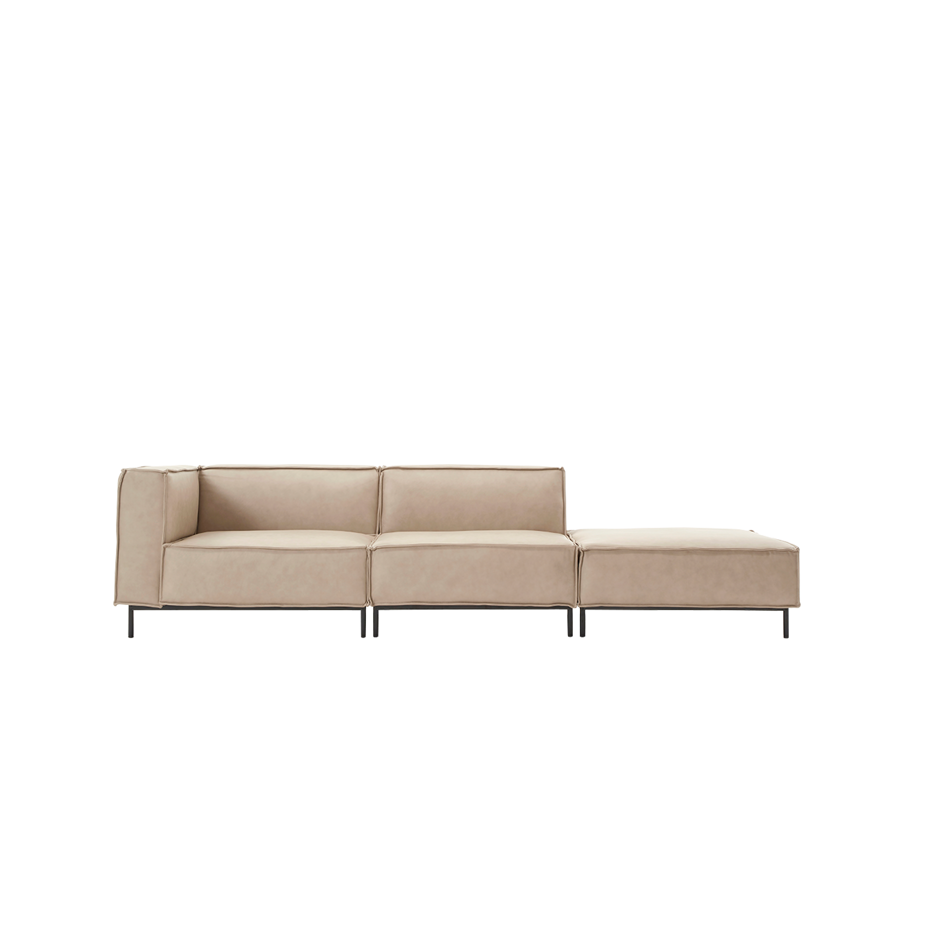 (주)도이치[4주 주문제작]               DOICH ®    PEN20 modular couch sofa 도이치 펜20 3인 모듈소파+ 스툴