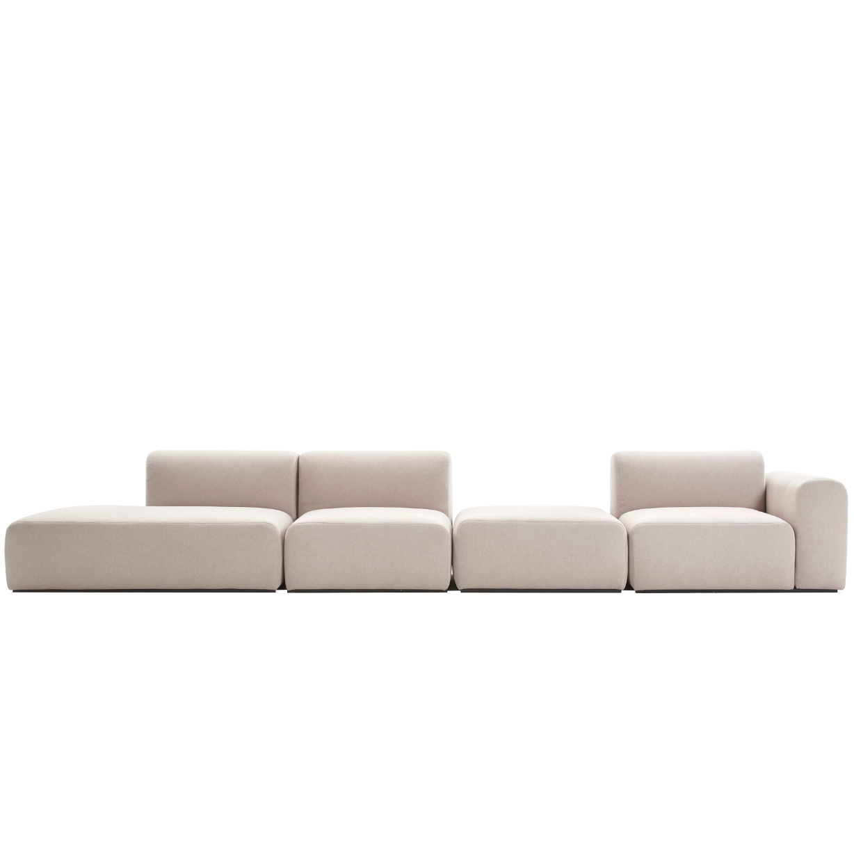 (주)도이치[3주 주문제작]    DOICH ® Aquaclean PEN3 modular couch sofa  도이치 Pen3  4인 카우치 소파 ( 카우치+1인+1.5인) ) + 스툴 /(스페인 아쿠아클린)