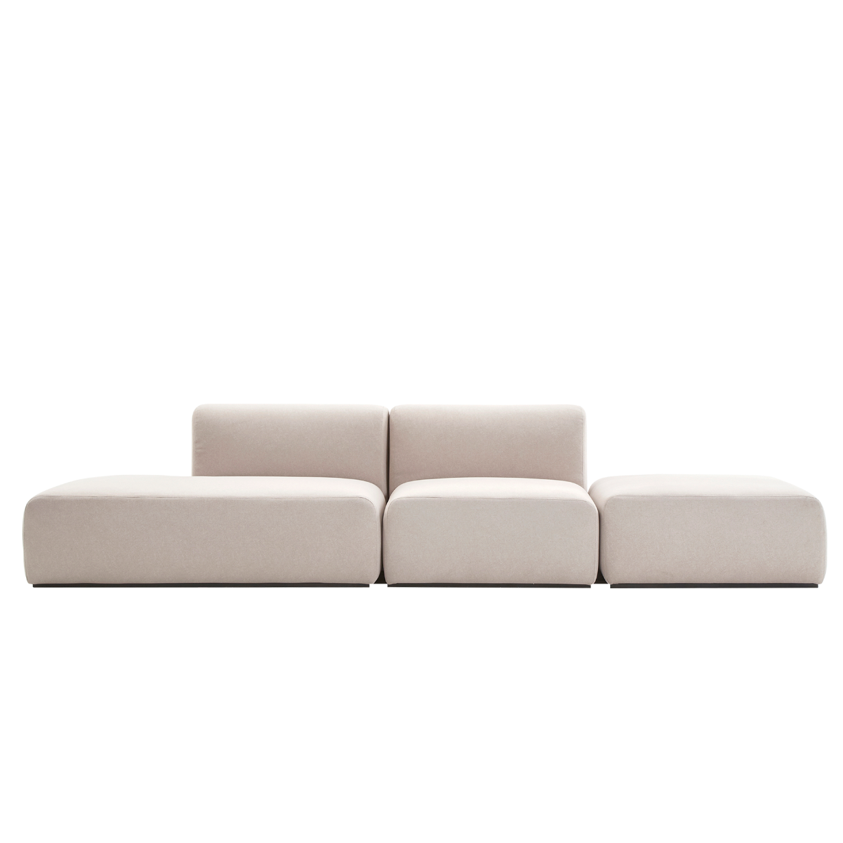 (주)도이치[3주 주문제작]    DOICH ® Aquaclean PEN3 modular couch sofa  도이치 Pen3  3인 카우치 소파 ( 카우치+1인 ) + 스툴 /(스페인 아쿠아클린)