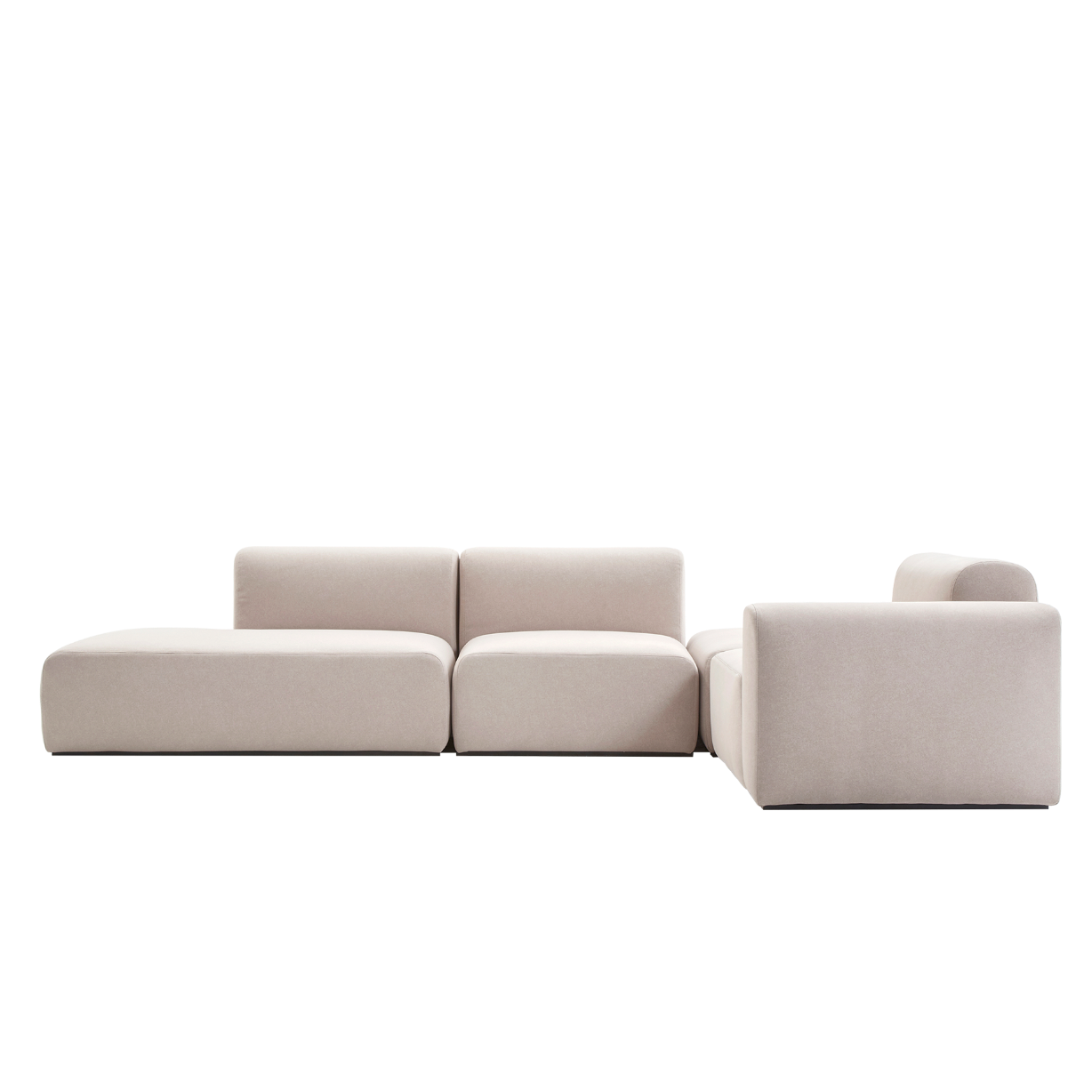 (주)도이치  DOICH ® Aquaclean PEN3 modular couch sofa  도이치 Pen3  4인 카우치 소파 ( 카우치+1인+1.5인) ) + 스툴 /(스페인 아쿠아클린)  [3주 주문제작]