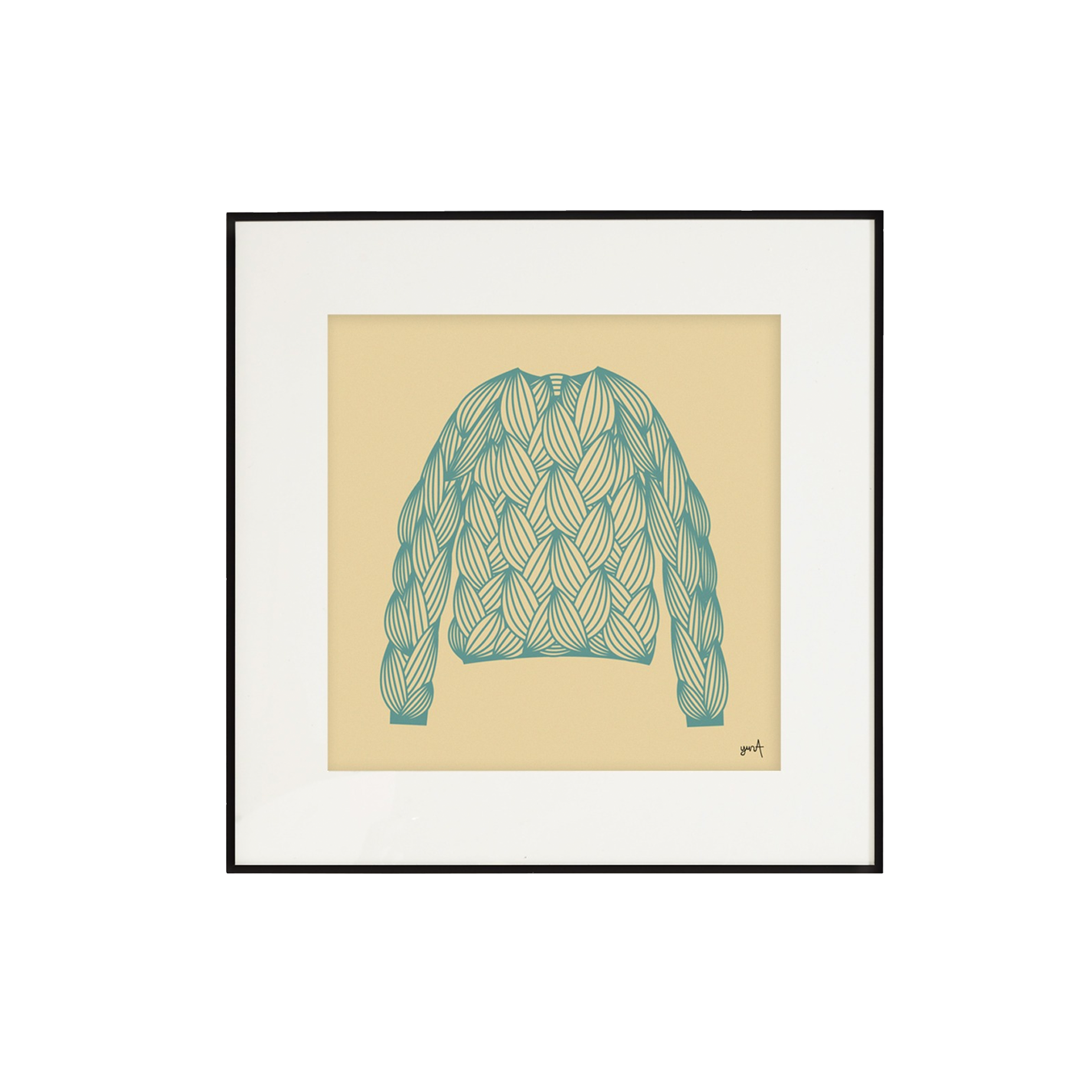 (주)도이치DOICH ®   FINMARK GRAPHICS   Yuna : Sweater 도이치 액자 (매트있음)